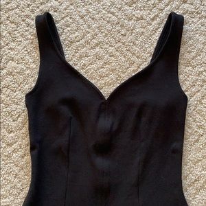 XS H&M Black Sweetheart Bodysuit